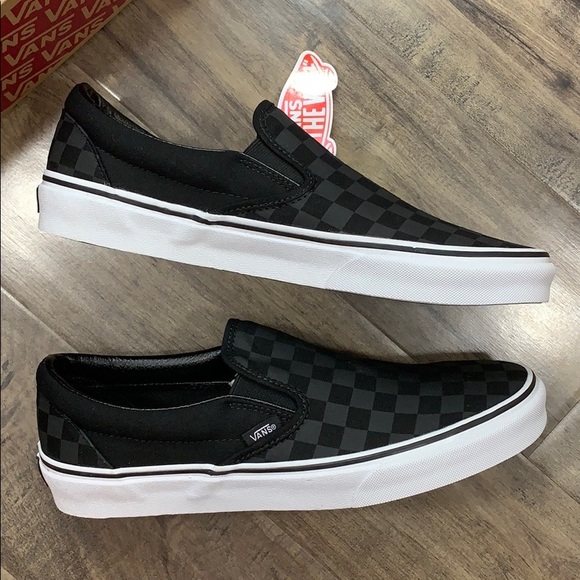 VANS CLASSIC SLIP ON CHECKERBOARD black WMNS - Picture 4 of 16